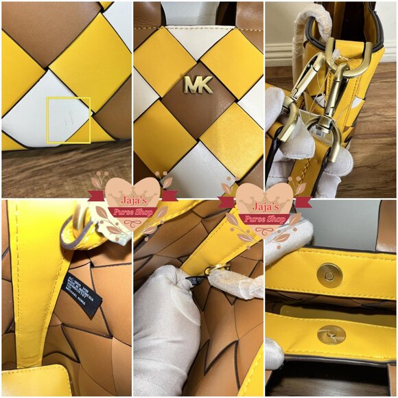 💛Michael Kors Leather Quilted Satchel & Xbody Purse💛 - Picture 9 of 17